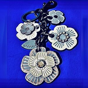 Coach Beechwood Tea Rose Willow Mix Bag Charm